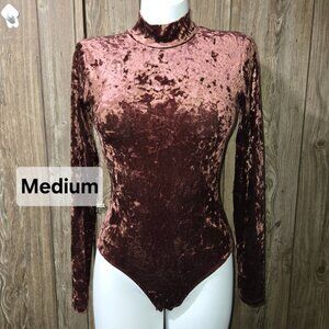 Velvet Brown Bodysuit
